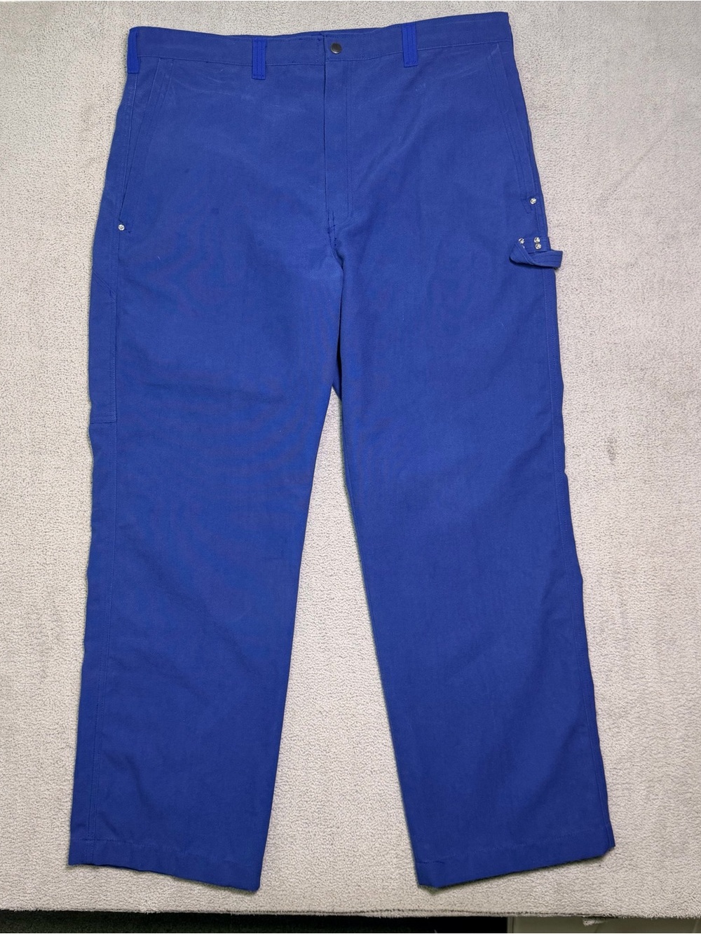 Vintage Workrite FR Work Pants Mens 40x32 Blue USA Made Nomex IIIA DuPont Kevlar
